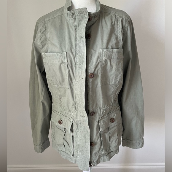 LL Bean Women’s Utility Jacket - Olive - Size M - Picture 1 of 14